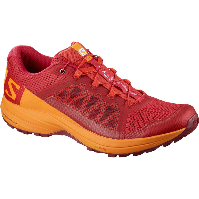 SALOMON UK XA ELEVATE - Mens Trail Running Shoes Red/Orange,HRXB54902